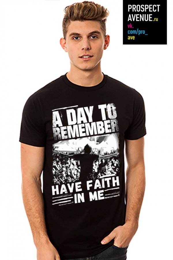 Мужская футболка «ADTR Have Faith In Me»