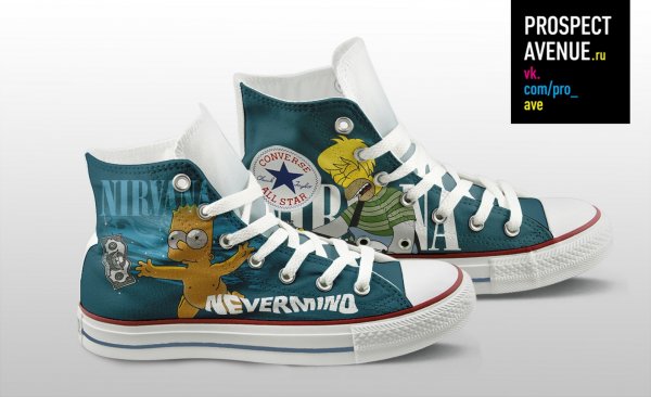 Кеды Converse «Nevermind Bart»