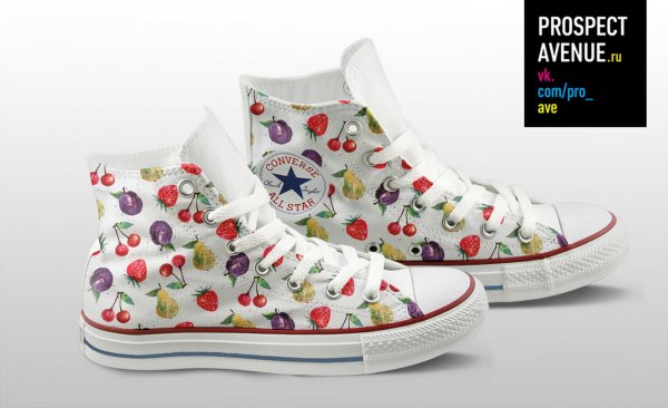Кеды Converse «Из фруктов и ягод»