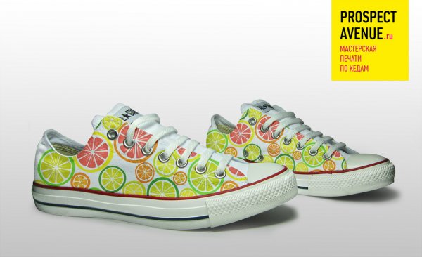Низкие кеды Converse «Цитрусовые»