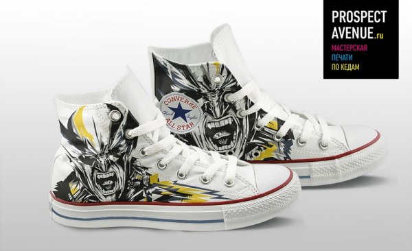 Кеды Converse «Ярость Росомахи»