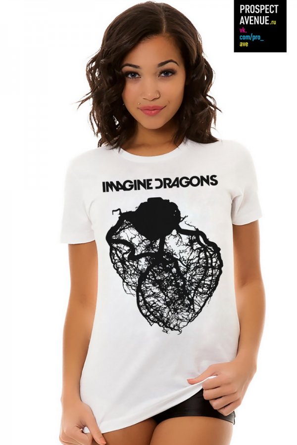 Женская футболка «Dragon heart»