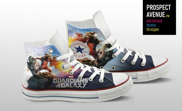 Кеды Converse «Грут и Ракета»