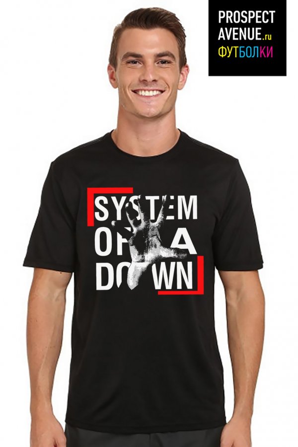 Мужская футболка «System of a Down рука»