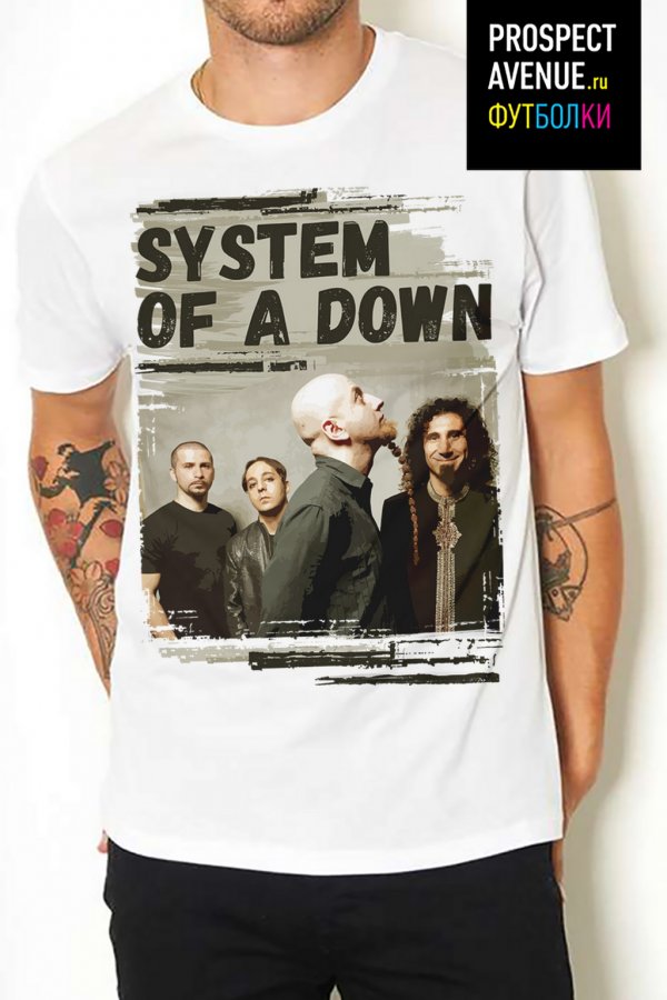Мужская футболка «Группа System of a Down»