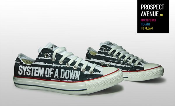 Низкие кеды Converse «SOAD»