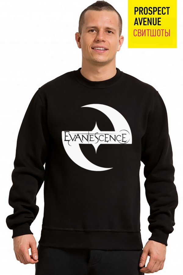 Мужской свитшот «Evanescence logo»