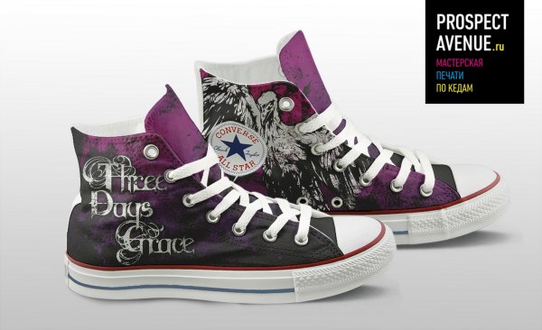 Кеды Converse «Life starts now»