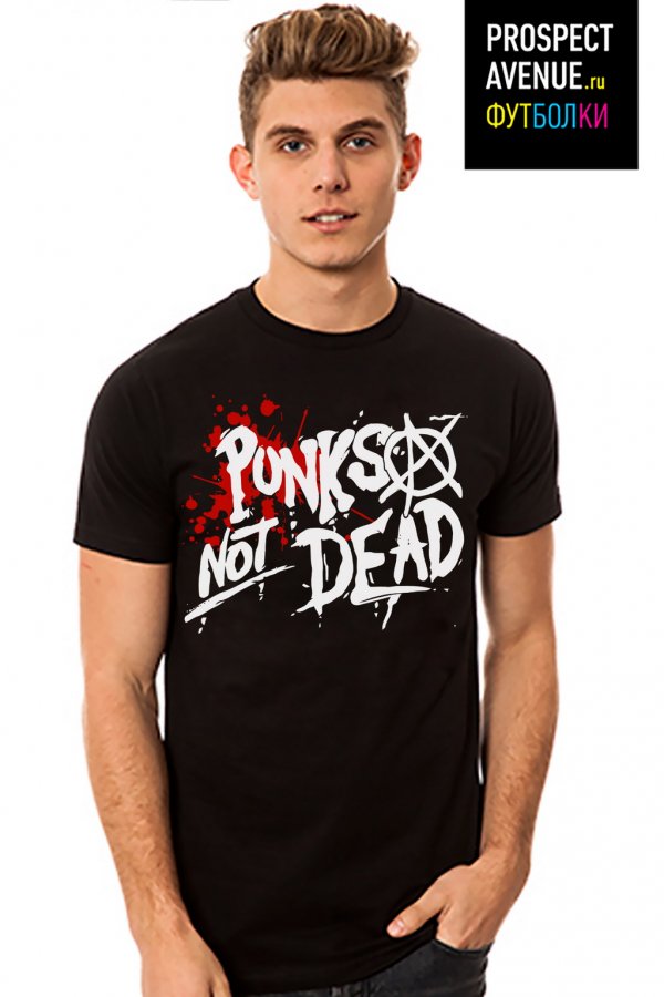 Mужская футболка «Punks not Dead»
