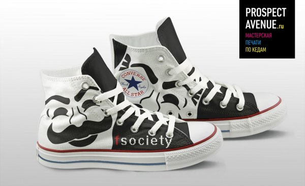 Кеды Converse  «MrRobot FSociety»