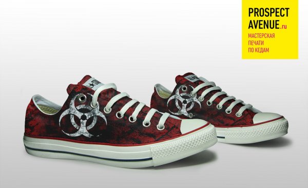 Низкие кеды Converse «Биохазард»